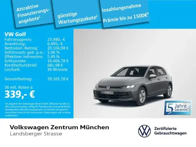 Gebraucht VW Golf VIII Life 116 PS (85 kW) 2025 Grau Limousine