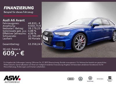 Ultrablau metallic Gebraucht 2022 Audi A6 S-Line Kombi | 48.830 € (Etwas zu teuer)