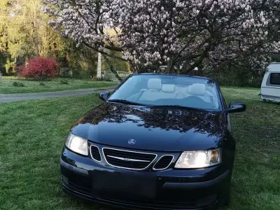 Usata Saab 9-3 Cabriolet Vector 209 CV (153 kW) 2007 Nero Cabrio