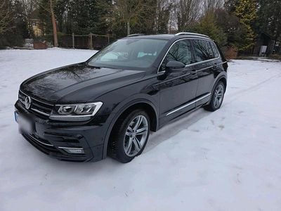 Gebraucht VW Tiguan R-line 150 PS (110 kW) 2019 Schwarz SUV