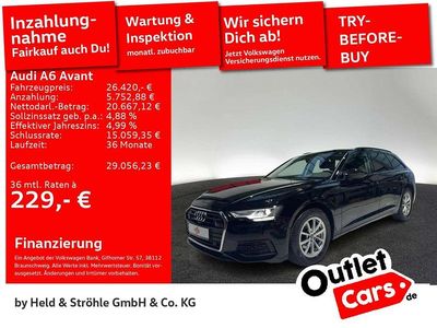 Brillantschwarz Gebraucht 2022 Audi A6 Performance Kombi | 26.420 € (Superpreis)
