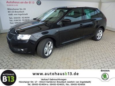 Usata Skoda Rapid Ambition 86 CV (63 kW) 2014 Nero Berlina