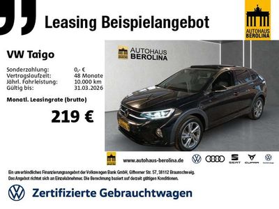 Gebraucht VW Taigo R-line 116 PS (85 kW) 2025 Schwarz SUV
