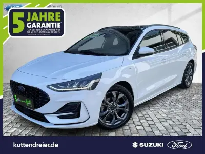 Gebraucht Ford Focus ST-Line X 125 PS (91 kW) 2023 Frostweiß Kombi