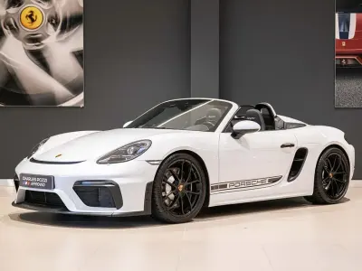 Occasion Porsche 718 Spyder 571 PK (419 kW) 2019 Wit Cabriolet