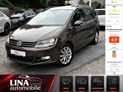Gebraucht VW Sharan Highline 200 PS (147 kW) 2012 Braun Van / Kleinbus