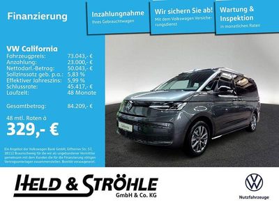 Neu VW California Beach 150 PS (110 kW) 2025 Grau Van
