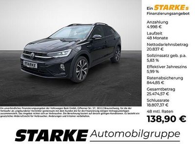 Usata VW Taigo R-line 150 CV (110 kW) 2023 Nero SUV