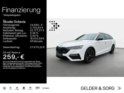 Gebraucht Skoda Octavia RS 200 PS (147 kW) 2022 Weiß Kombi