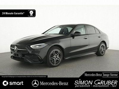 Gebraucht Mercedes C300e AMG 204 PS (150 kW) 2024 Lack obsidianschwarz met (metallic) Limousine