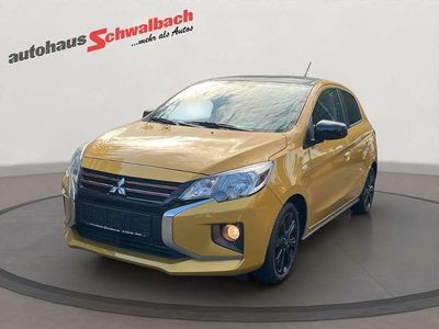 Gebraucht Mitsubishi Space Star Select+ 71 PS (52 kW) 2024 Citringelb/pianoschwarz Limousine