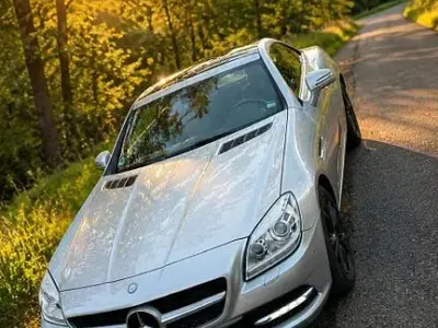 Gebraucht Mercedes SLK250 204 PS (150 kW) 2014 Silber Cabrio