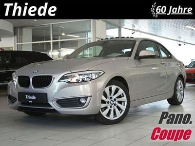 Usata BMW 220 Sport Line 184 CV (135 kW) 2015 Argento Coupé