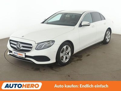 Gebraucht Mercedes E200 Avantgarde 184 PS (135 kW) 2017 Weiß Limousine