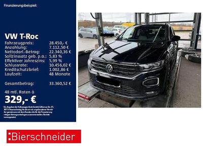 Gebraucht VW T-Roc R-line 190 PS (139 kW) 2022 Schwarz SUV