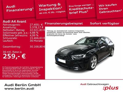 Gebraucht Audi A4 S-Line 163 PS (119 kW) 2022 Mythosschwarz metallic Kombi