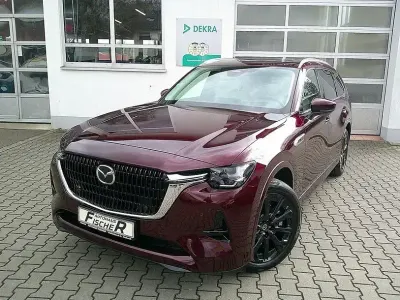 Brugt Mazda CX-80 Takumi-Line 254 HK (186 kW) 2025 Rød SUV