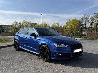 Usata Audi A3 Sportback S-Line 150 CV (110 kW) 2016 Blu Utilitaria