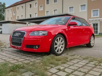 Gebraucht Audi A3 S-Line 125 PS (91 kW) 2008 Rot Kleinwagen