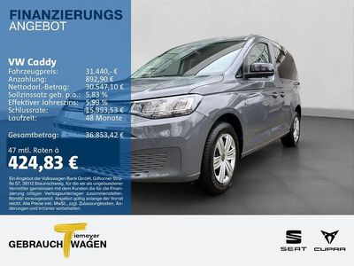 Neu VW Caddy Basis 116 PS (85 kW) 2025 Grau Van / Kleinbus