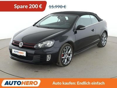Gebraucht VW Golf Cabriolet GTI 211 PS (155 kW) 2015 Schwarz Cabrio