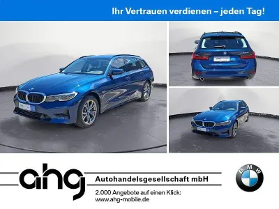 Gebraucht BMW 320 Sport Line 163 PS (119 kW) 2022 Blau Kombi
