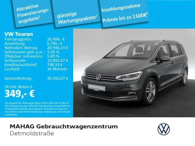 Gebraucht VW Touran Highline 150 PS (110 kW) 2022 Delfingrau metallic Van / Kleinbus