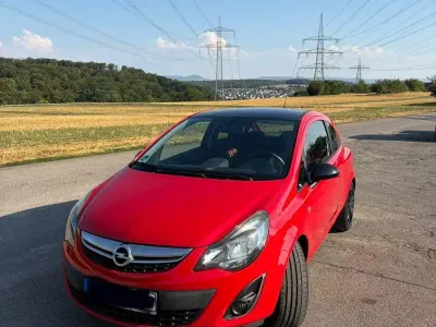 Gebraucht Opel Corsa Edition 87 PS (63 kW) 2014 Rot Kleinwagen