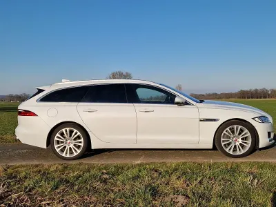 Brugt Jaguar XF Sportbrake Portfolio 300 HK (220 kW) 2018 Hvid Stationcar