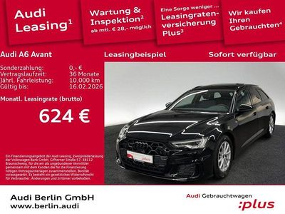 Mythosschwarz metallic Gebraucht 2025 Audi A6 Design Kombi | 59.200 € (Fairer Preis)