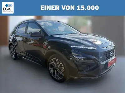 Gebraucht Hyundai Kona N Line 199 PS (146 kW) 2022 Schwarz metallic SUV