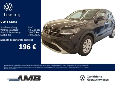 Gebraucht VW T-Cross 95 PS (69 kW) 2025 Schwarz SUV