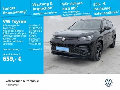 Second-hand VW Tayron R-line 150 CP (110 kW) 2025 Negru SUV