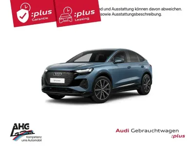 Gebraucht Audi Q4 Sportback e-tron Advanced Plus 150 kW (204 PS) 2022 Geysirblau metallic SUV