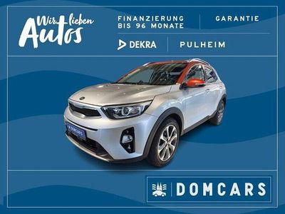 Gebraucht Kia Stonic Spirit 120 PS (88 kW) 2018 (a4s) seidensilber met./orange SUV