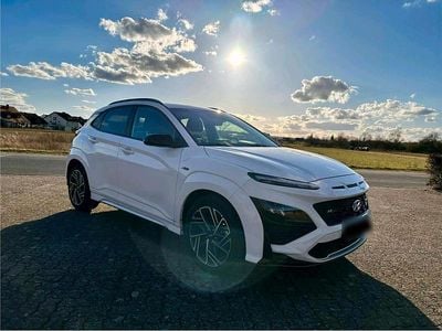 Gebraucht Hyundai Kona N Line 199 PS (146 kW) 2023 Weiß SUV