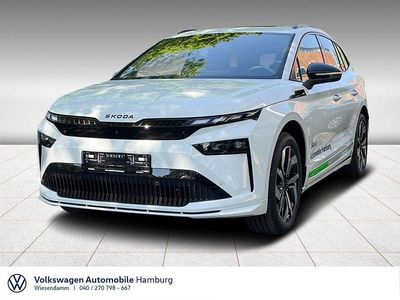 Weiß Gebraucht 2025 Skoda Enyaq iV SportLine SUV | 53.444 € (Etwas zu teuer)