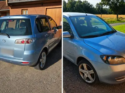 Gebraucht Mazda 2 68 PS (50 kW) 2006 Blau Kleinwagen