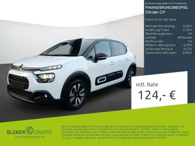 Brugt Citroën C3 Shine 82 HK (60 kW) 2023 Hvid Hatchback