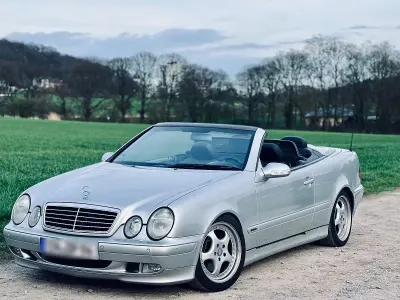 Gebraucht Mercedes CLK320 Avantgarde 218 PS (160 kW) 2001 Silber Cabrio