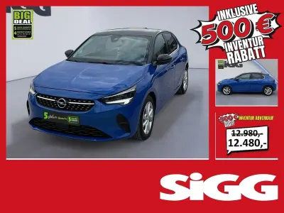 Gebraucht Opel Corsa Elegance 101 PS (74 kW) 2023 Perl blau/voltaik blau Kleinwagen