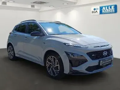 Gebraucht Hyundai Kona N Line 199 PS (146 kW) 2023 Grau metallic SUV