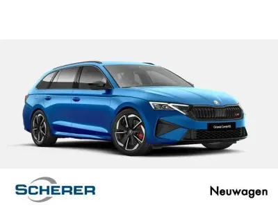Neu Skoda Octavia RS 265 PS (194 kW) 2026 Raceblau metallic (metallic) Limousine