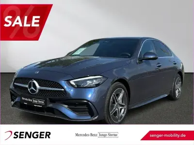 Gebraucht Mercedes C300e AMG 313 PS (230 kW) 2025 Lack sodalithblau Limousine