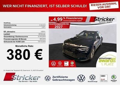 Usata Audi e-tron Sportback Advanced Plus 300 kW (408 CV) 2022 Nero SUV