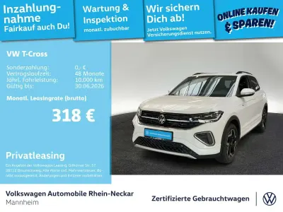 Brugt VW T-Cross R-line 116 HK (85 kW) 2025 Hvid SUV