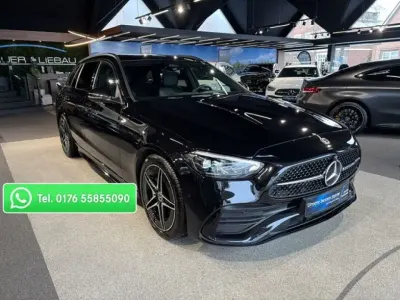 Gebraucht Mercedes C180 AMG line 170 PS (125 kW) 2024 Lack obsidianschwarz Kombi