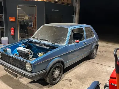 Gebraucht VW Golf I 113 PS (83 kW) 1981 Blau Kleinwagen