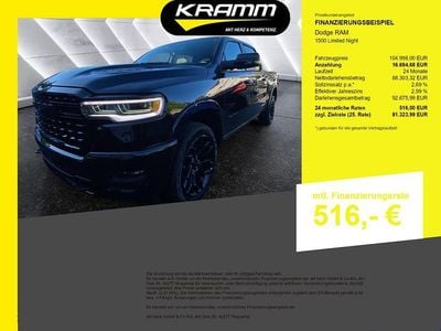 Schwarz Neu 2026 Dodge Ram Limited Abholung | 104.998 € (Teuer)