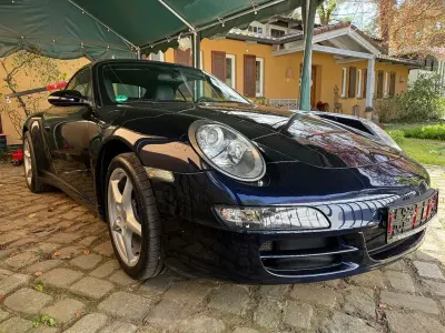 Usata Porsche 911 Carrera 4 Cabriolet 325 CV (239 kW) 2006 Blu Cabrio